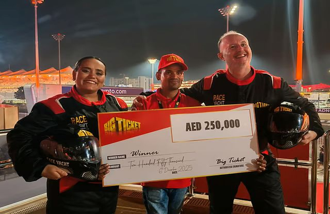 আবুধাবিতে বাংলাদেশি প্রবাসীর হাতে Dh ২৫০,০০০ বিগ টিকিট পুরস্কার