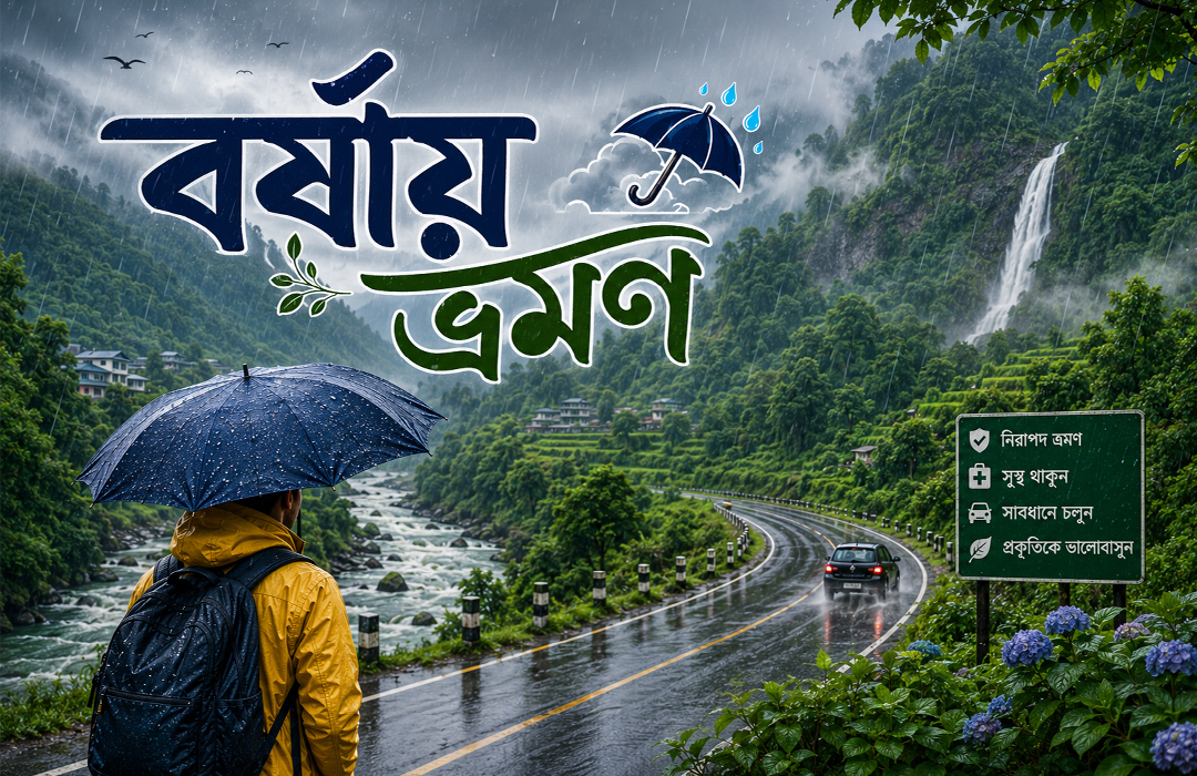 বর্ষায় ভ্রমণ: নিরাপত্তা, স্বাস্থ্যঝুঁকি ও সম্ভাব্য সমস্যা